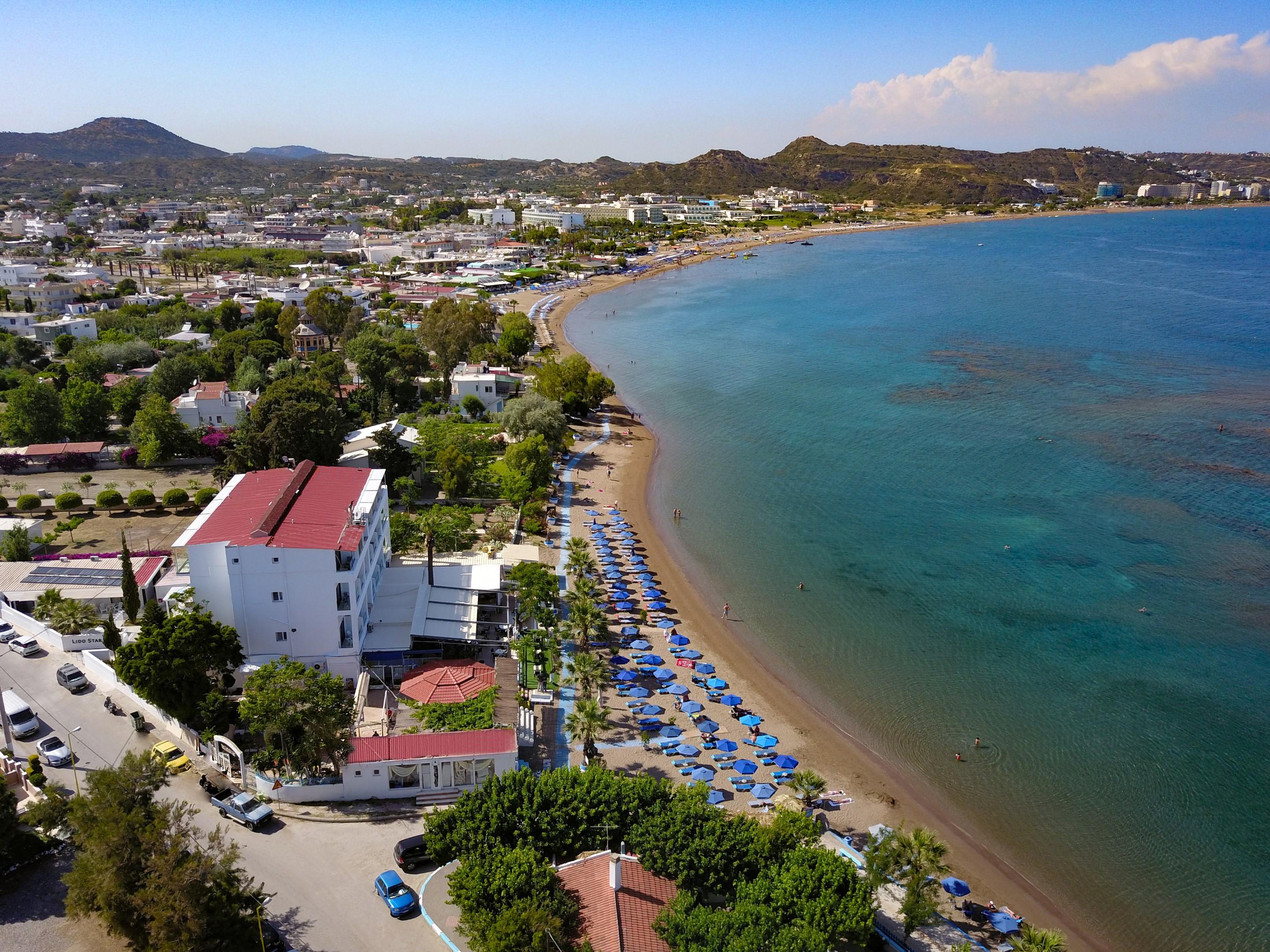 Lido Star Beach Hotel Faliraki Exterior foto